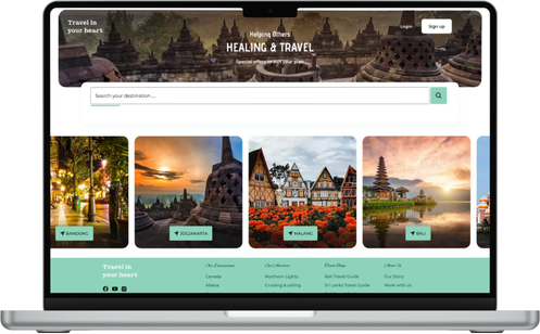 Travel in Your Heart Website